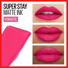  Super Stay Matte Ink Lipstick Long Wear Romantic Vivid Pink 1 Count 