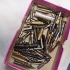 Lot Mixed Vintage Dip Pen Ink Well Calligraphy Nibs Antique Estate Find