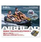 Towable Tube Boat 3 Rider Inflatable Heavy Duty Nylon Airhead Mable 1-3 Tailgate