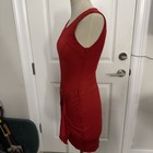 Rare Vintage 90s Moschino Cheap And Chic Red Bow Draped Midi Dress It 42 Us8 Y2k