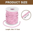 11yard Round Leather Cord For Jewelry Making 3mm Leather String Pink