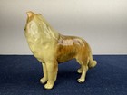 Vintage Mortens Studio Collie Lassie Figure Large Enameled Metal Dog Figurine