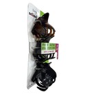 Lot Of 3 Packs Scunci No Slip Grip 2  Hair Clips  Brown  Black  9 Clips Total 