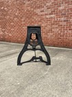 28    Cast Iron Dining Table Legs  Desk Base  Industrial Design  Trestle