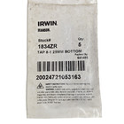 Irwin Hanson Tap 8mm - 1 25 Bottom Qty 5 Metal Taps Stock  1834zr