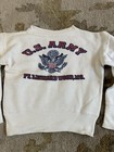 Vintage 40s 50s Us Army Kids Pullover Sweatshirt Fort Leonard Wood Military