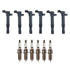 Trq Ignition Coil   Iridium Spark Plug Kit Set For Dodge Jeep Mitsubishi 3 7l