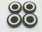 Set Of 4 Tonka Plastic Wheels inserts Replacement Toy Parts Tkp-072-4