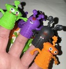50 Finger Puppets Toys Funny Colorful Monster Stretchy Finger Puppets New