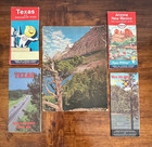 Vintage 1950s Conoco Touraide Travel Guide   Gas Station Map Lot Of 5 Enco