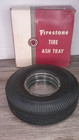 Rare Vintage Firestone Advertising Ash Tray In Original Box Unused          Z150