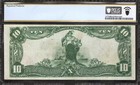 1902  10 First National Banknote Currency Fr 613 New York Ny Pcgs 63 Cu  962 