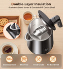 Electric Kettle 1 0l 1200w  7 Temp Settings  4h Keep-warm  Fast-boil Stainless S