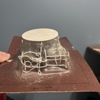 Vintage Dollhouse Miniature 5pc Metal White Wire Furniture Table Chairs
