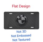 For Bmw Flat Mesh Design  Front License Plate  Metal Wall Art  Car Decor