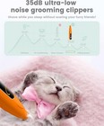 Professional Pet Clippers Dog Grooming Kit Heavy Duty Trimmer Thick Hair Us