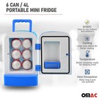 Mini Fridge 4l Portable Car Freezer Cooler Warmer Truck Travel 12v Refrigerator