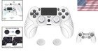 Soft Touch Guardian White Silicone Case For Ps4 Controller - Ultimate Protection