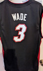 Adidas Official Nba Miami Heat Dwayne Wade  3 Stitched Jersey Size L