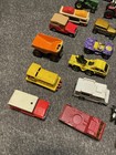 Lot Of 32 Vintage Die Cast Vehicles Matchbox Hot Wheels Cars Truck Tractors Worn