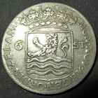 Certificate Of Authenticity Silver 1763 Colonial New York Ship Shilling Zeeland