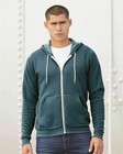 Bella Canvas - Unisex Full-zip Hooded Sweatshirt Mens Womens Zipped Hoodie 3739