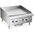24  Commercial Gas Griddle 60000btu U-shaped Burners Ng Lpg Compatible