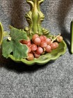 Vintage Mcm Arnels Large Fork Spoon Ladle Grapes Green Kitchen Wall Hanging Set