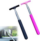 Portable Multifunctional Vehicle Wiper  2 Pack Car Side Mirror Squeegee Rainy