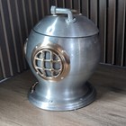 Vintage Diving Helmet Livorno 1894 Ice Bucket Pewtertone Olde Tankardware Hong K