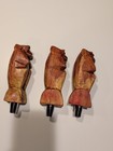 Custom Made Tap Handle  Craft Beer Home Brew  Set Of 3 Hear  See  Speak No Evil