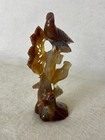 Vintage Chinese Hand Carved  Agate Stone Birds Figurine  no Vase 