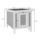 20 rabbit Hutch Wooden Pet Cage With Ramp Openable Roof Bunny Small Animal House