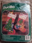 Bucilla Felt Stocking Kit Vintage Christmas Family 82140 New 