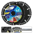3pcs Diamond Multi-purpose Saw Blades 4 5 Inch Heavy Duty Diamond Cutting Blades