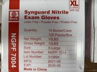 Basic Synguard Nitrile Exam Gloves Powder-free Xl Ngpf 7004  1000pcs