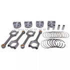 4 X Piston   Rings Connecting Rod Kit 23510-2e001 For Kia Soul Forte Koup 2 0l