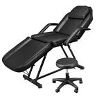 Black Facial Massage Salon Bed Spa Tattoo Massage Bed Table Chair Commercial