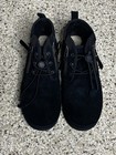 Ugg Neumel Men   s Black Suede Lined Chukka Ankle Boots Side Zip Us 10