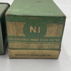 Vintage University Sound Speaker Crossovers N1 In Original Box