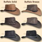    oztrala   hat Jacaru Buffalo Leather Australian Outback Cowboy Mens Indiana Jones