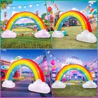 14ft Inflatable Rainbow Arch  Music Archway  Rainbow Arch