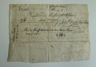 1791 Connecticut Civil List Payment Order     Possible Revolutionary War   Bunker