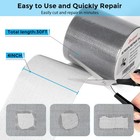 Secopad Grey Window Screen Repair Kit  4 In X 30 Ft  360in  4in X 30ft  