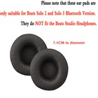 2x Replacement Ear Pads Cushion Cover Wireless For Beats By Dr Dre Solo 2 solo 3