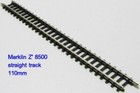 Marklin 8500 Miniclub Z-scale 1 220 Straight Track 110mm  long 4-3 8  10pcs set