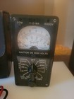  Vintage  Voltmeter Triplett Model 666-hh With Case