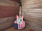 Vintage Crosley Radio Cd Guitar American Flag Model No  Gt1 - Full Size 