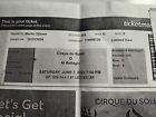 Cirque Du Soleil  o  Tickets For Las Vegas Show June 7 2025 