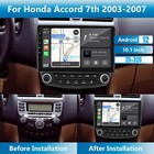 10 1  Android 15 Car Gps Stereo Radio For Honda Accord 2003 2004 2005 2006 2007